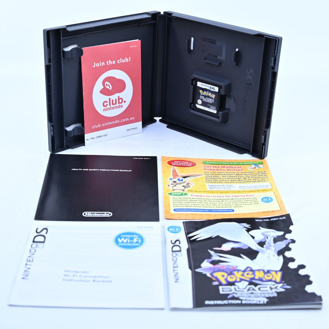 Pokemon Black Version - Nintendo DS Game - PAL + Manual - FREE POST!
