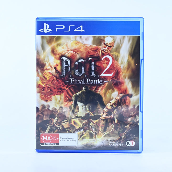 A.O.T. 2: Final Battle - Sony Playstation 4 / PS4 Game - MINT DISC!