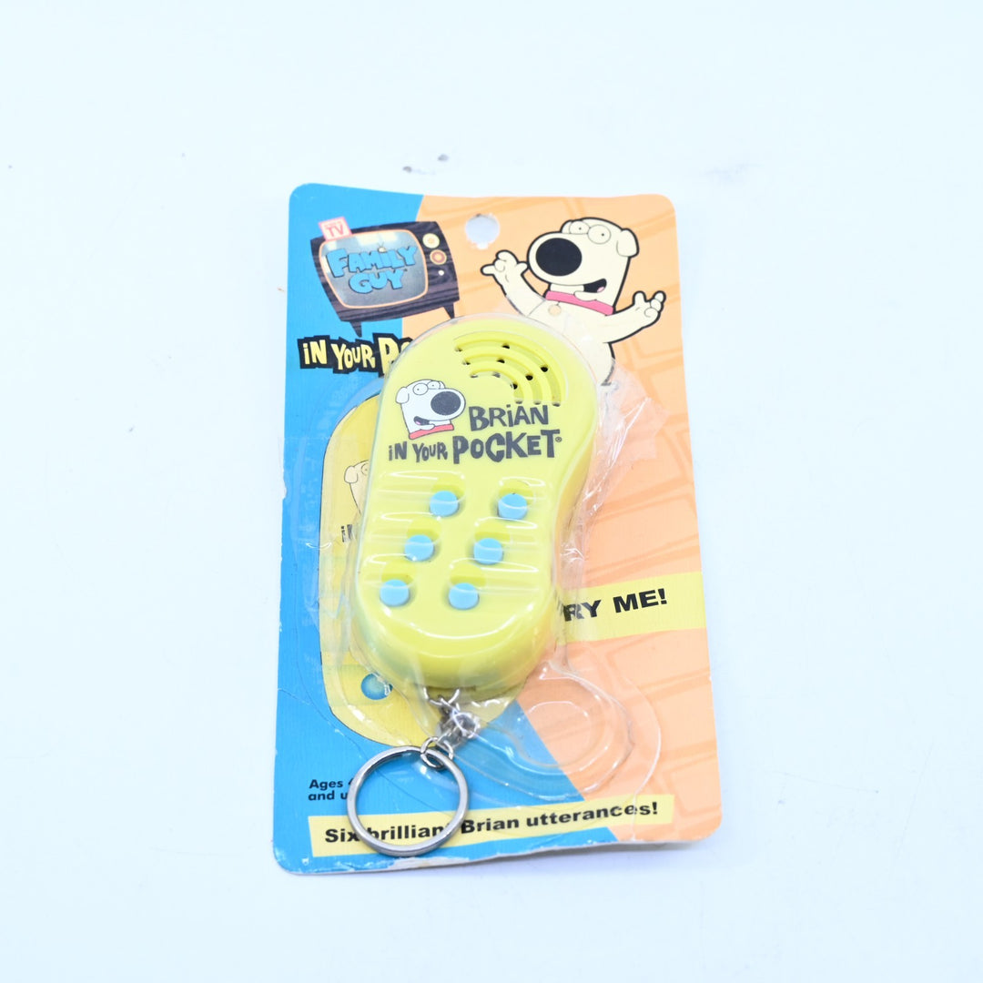 Brian In Your Pocket - Collectable Talking Keychain - Family Guy - Toy