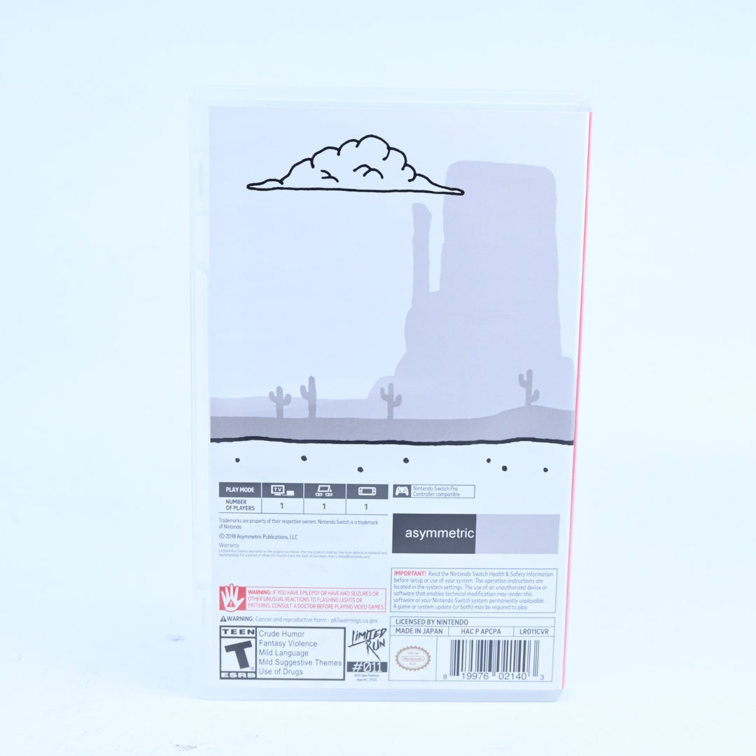 West of Loathing - LR-011 - Nintendo Switch Game  - Limited Run - FREE POST!