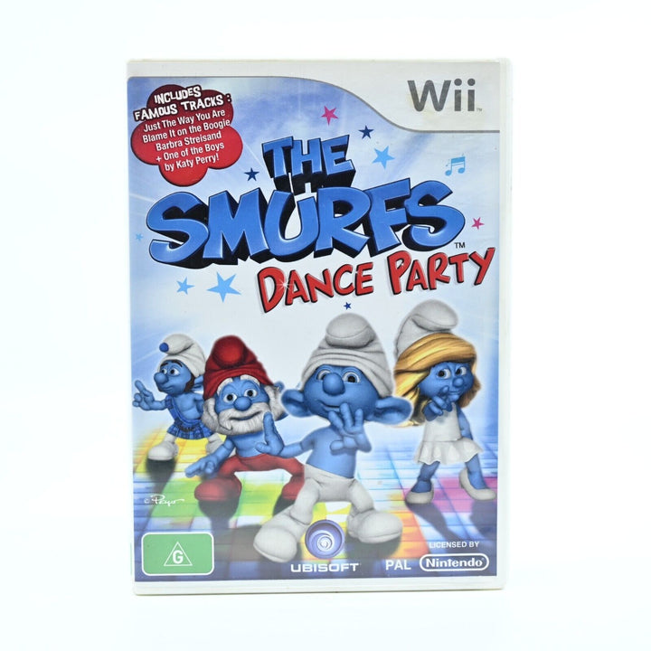 The Smurfs Dance Party - Nintendo Wii Game + Manual - PAL - MINT DISC!