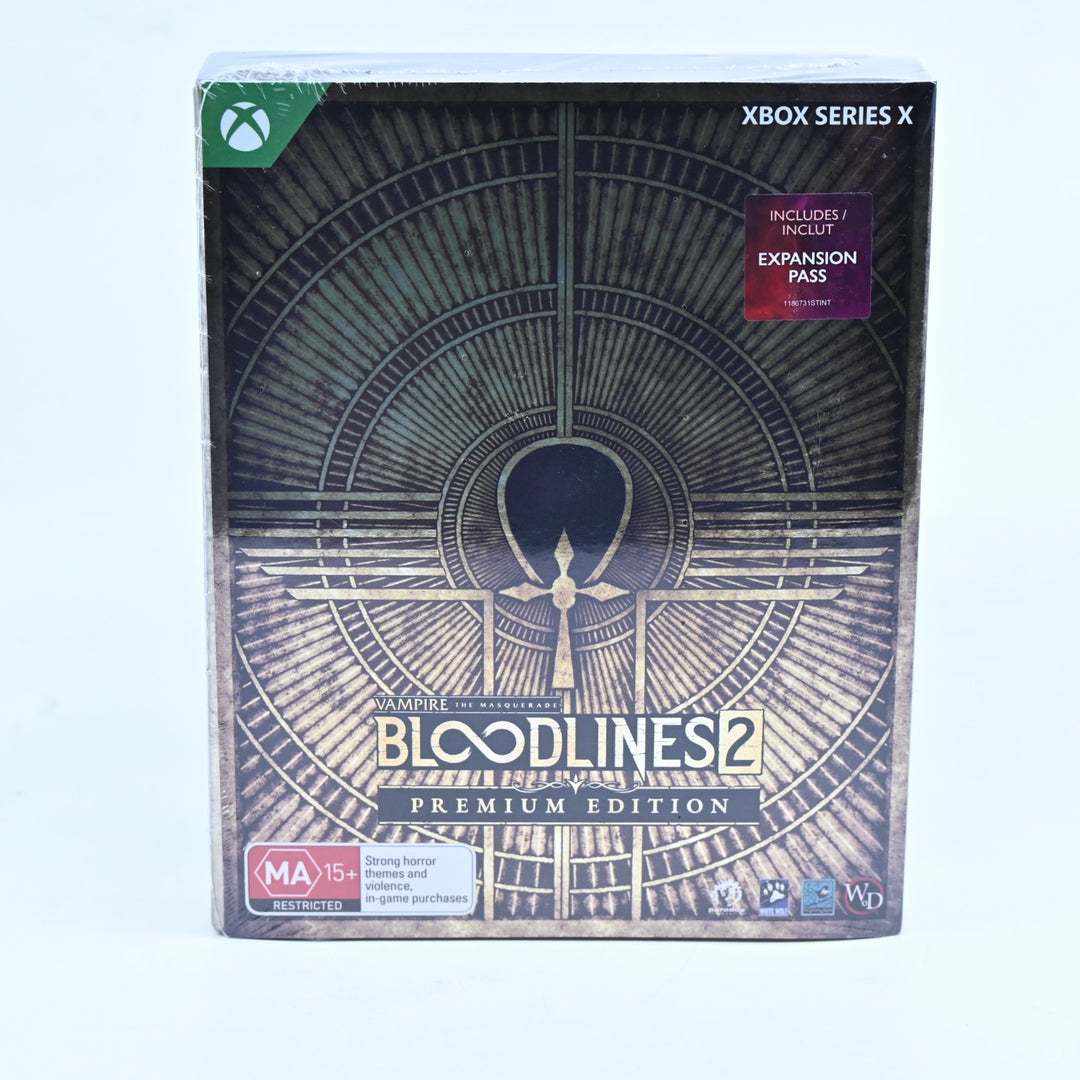 SEALED! Vampire: The Masquerade Bloodlines 2 - Premium Edition - Series X Game