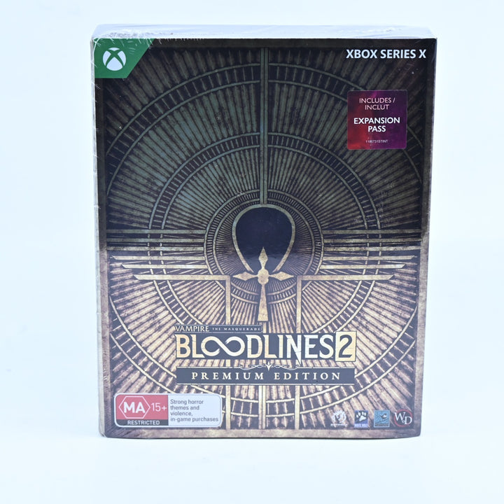 SEALED! Vampire: The Masquerade Bloodlines 2 - Premium Edition - Series X Game