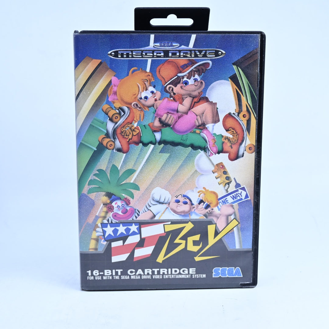 DJ Boy - Sega Mega Drive Game + Manual - PAL - FREE POST!