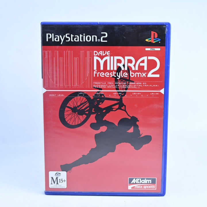 Dave Mirra Freestyle BMX 2 - Sony Playstation 2 / PS2 Game + Manual - PAL