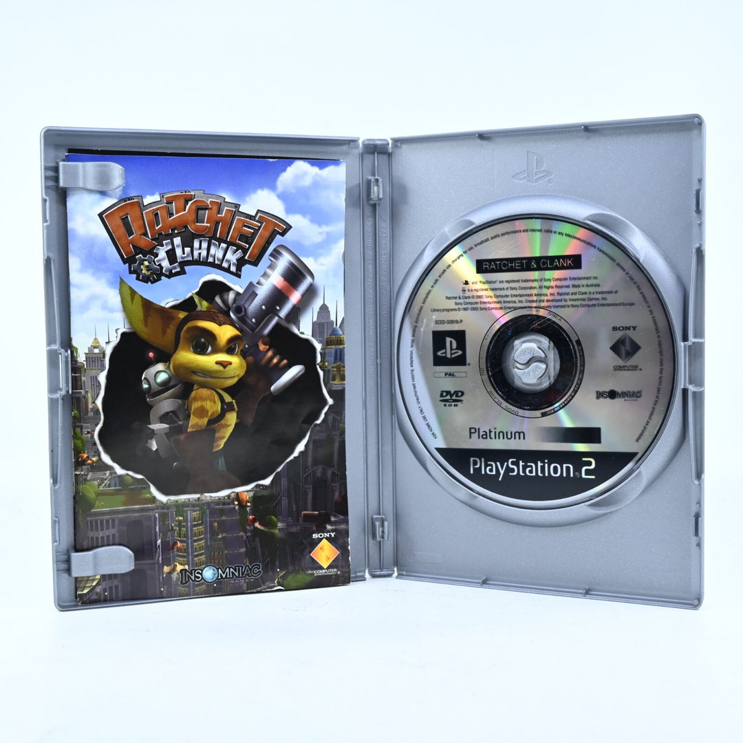 Ratchet & Clank - Sony Playstation 2 / PS2 Game + Manual - PAL