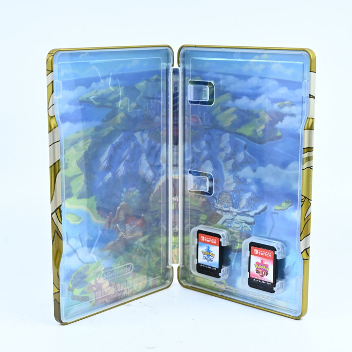 Pokemon Sword & Shield Games + Steelbook - Nintendo Switch Game - FREE POST!