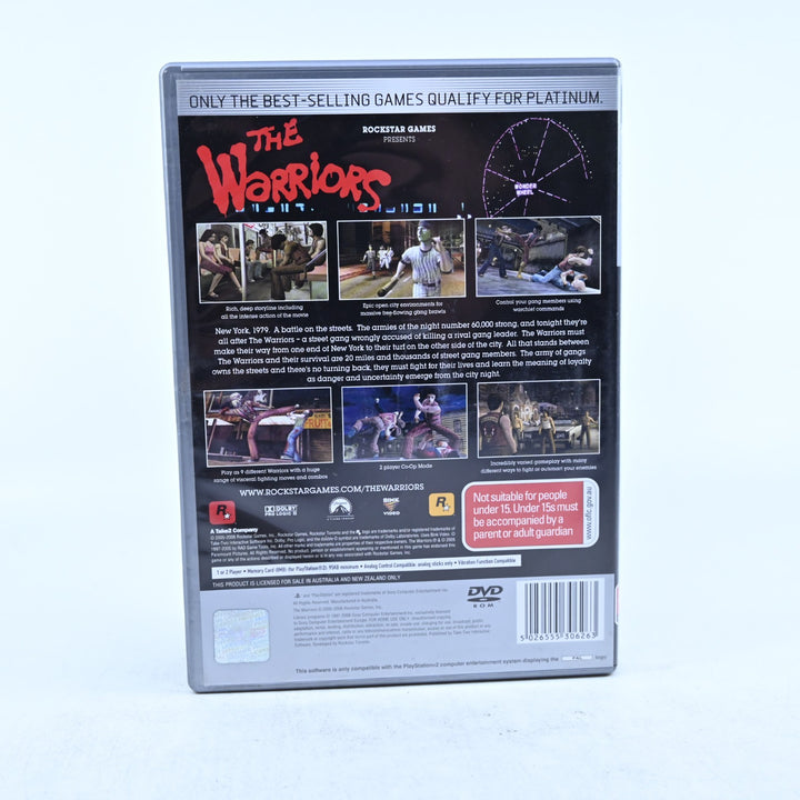 The Warriors - Sony Playstation 2 / PS2 Game + Manual - PAL - MINT DISC!