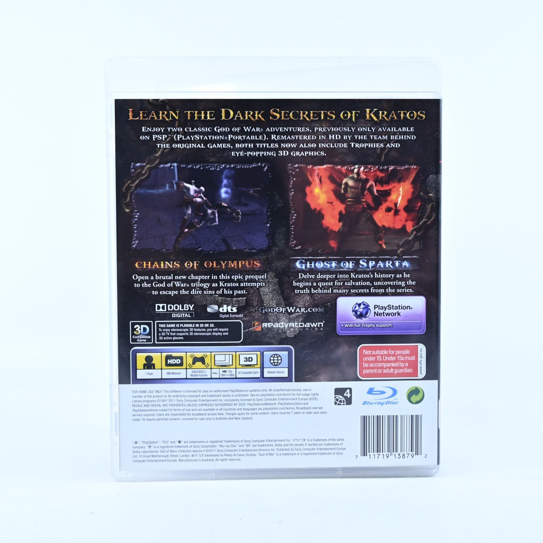 God of War Collection Volume II - PROMO DISC - PS3 Game + Manual