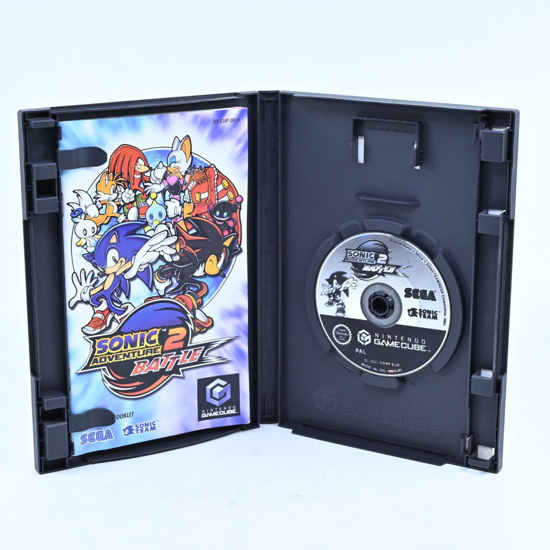 Sonic Adventure 2 Battle - Nintendo Gamecube Game + Manual - PAL - FREE POST!