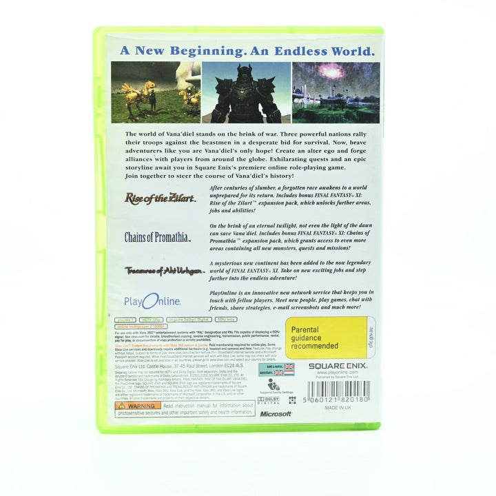 Final Fantasy XI - Xbox 360 Game - PAL - FREE POST!