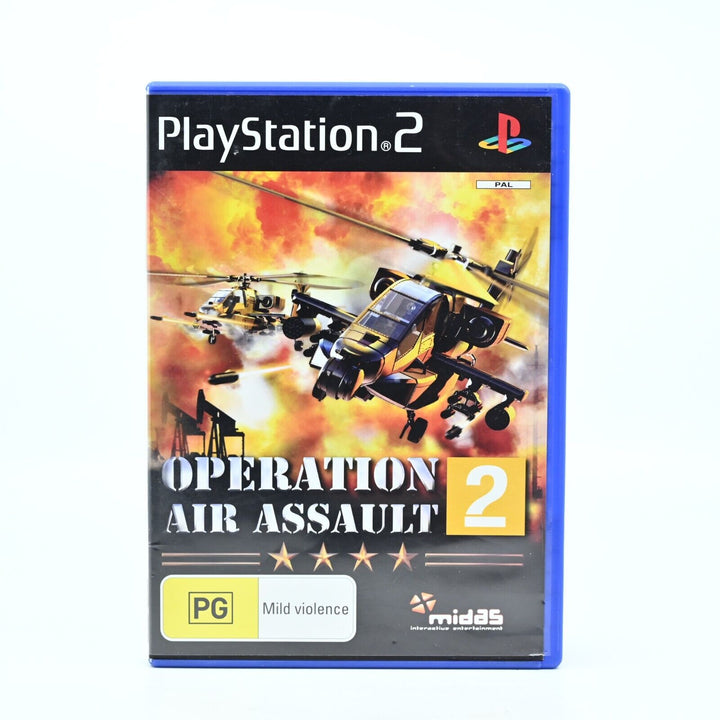 Operation Air Assualt 2 - Sony Playstation 2 / PS2 Game + Manual - PAL