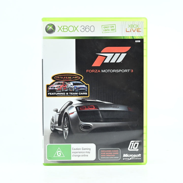 Forza Motorsport 3 - Xbox 360 Game + Manual - PAL - MINT DISC!