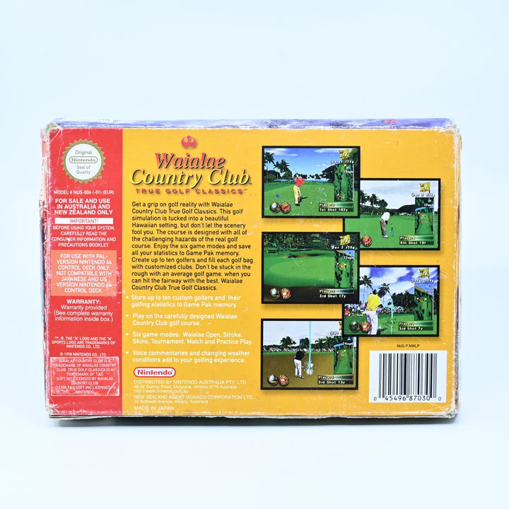 Waialae Country Club: True Golf Classics - N64 / Nintendo 64 Boxed Game - PAL