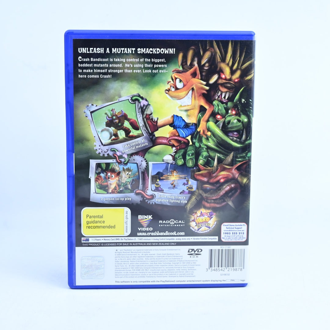 Crash Mind Over Mutant - Sony Playstation 2 / PS2 Game + Manual - PAL