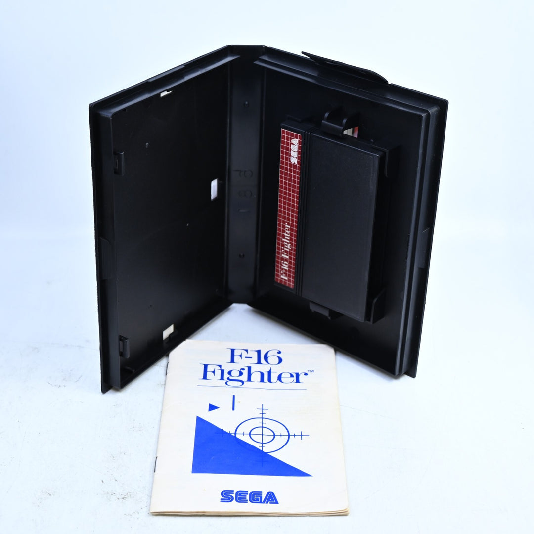 F-16 Fighter - Sega Master System Game + Manual - PAL - FREE POST!