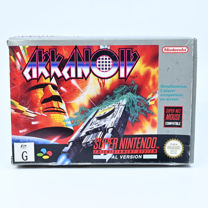Arkanoid- Super Nintendo / SNES Boxed Game - PAL - FREE POST!