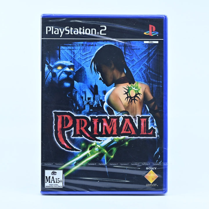 Primal - Sony Playstation 2 / PS2 Game + Manual - PAL - SEALED!
