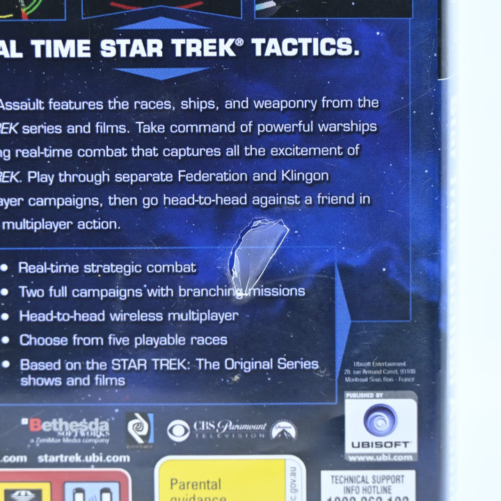 Star Trek Tactical Assault - Sony PSP Game + Manual - FREE POST!