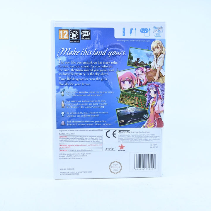 Rune Factory Frontier - Nintendo Wii Game + Manual - PAL - MINT DISC!
