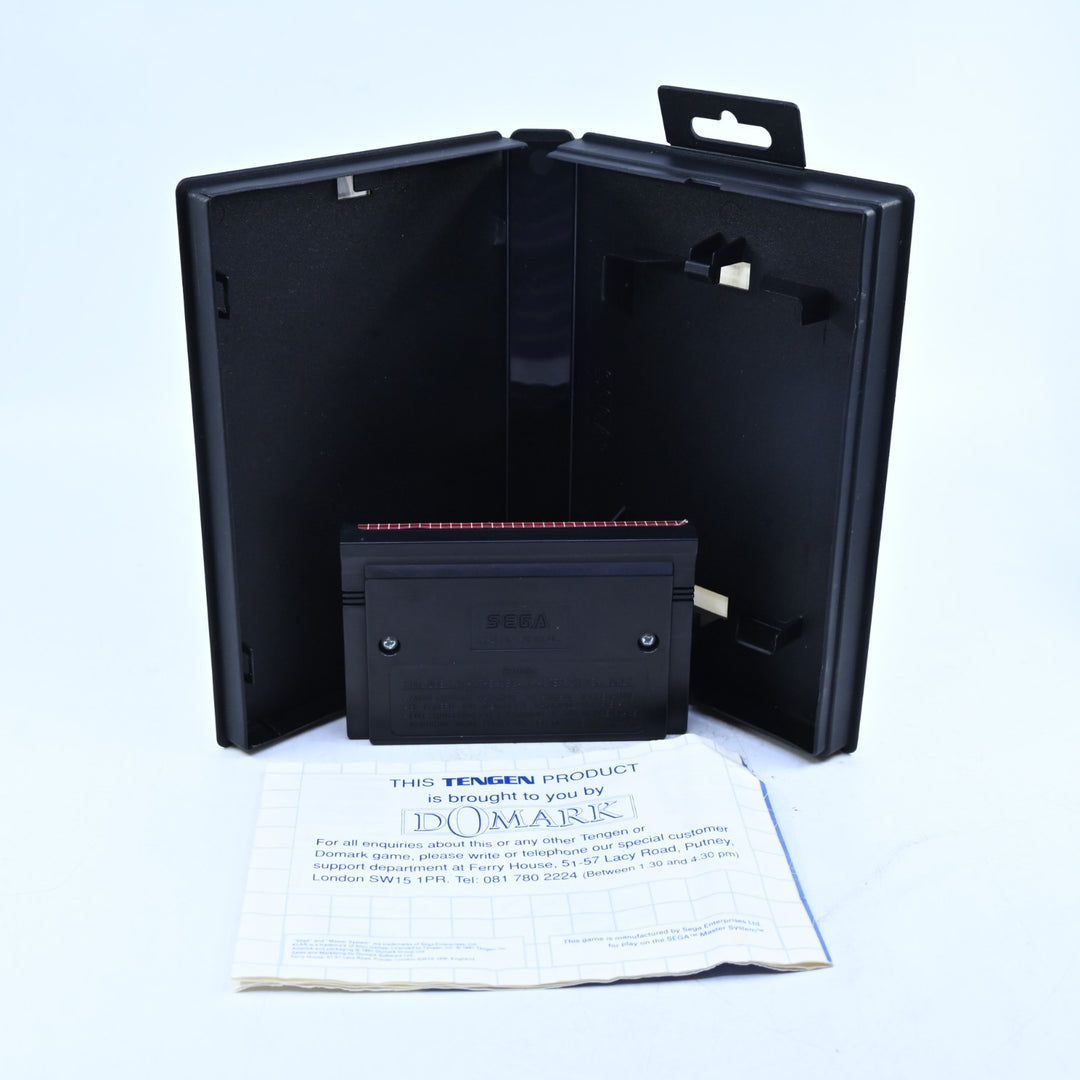 KLAX - Sega Master System Game + Manual - PAL - FREE POST!