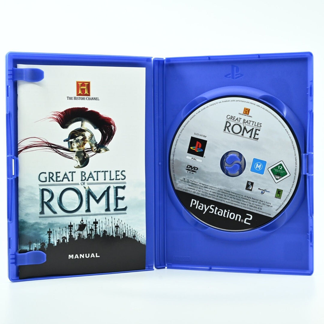 The History Channel: Great Battles of Rome - Sony Playstation 2 / PS2 Game - PAL
