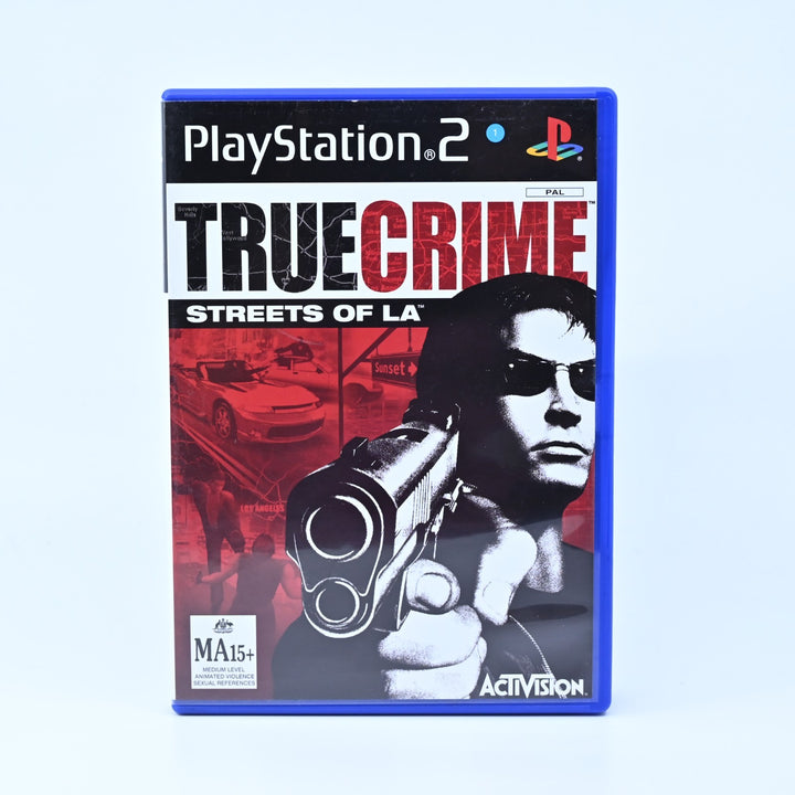 True Crime Streets of LA - Sony Playstation 2 / PS2 Game + Manual - PAL