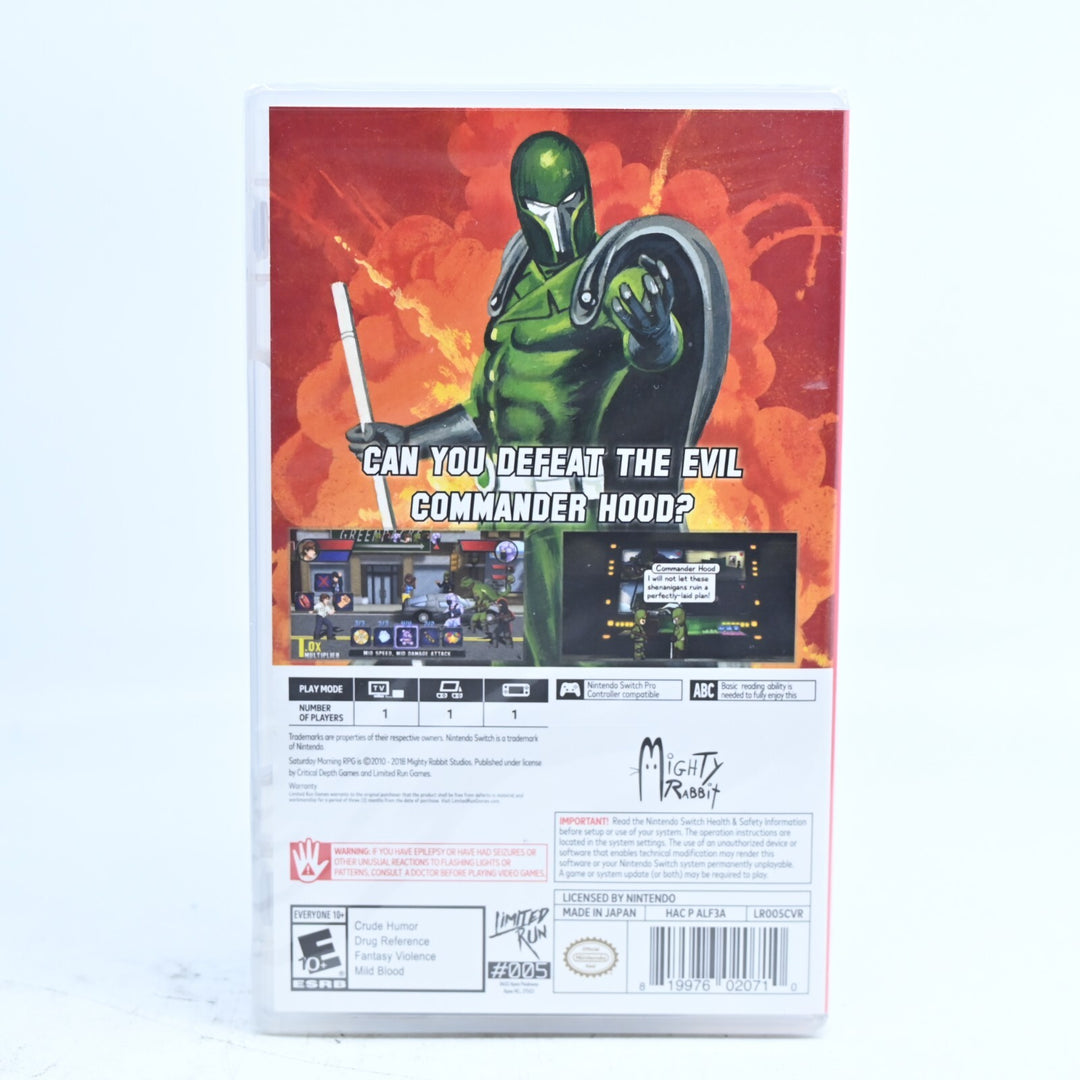 SEALED! Saturday Morning RPG - Limited Run Games #005 - Nintendo Switch Game