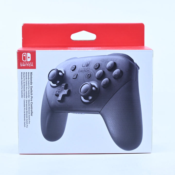 AS NEW! Boxed Nintendo Switch Pro Controller Black - Nintendo Switch Accessory