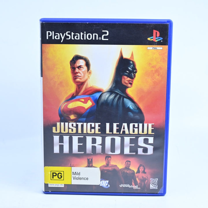 Justice League Heroes - PS2 Game - No Manual - PAL - MINT DISC!