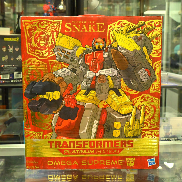 SEALED! Omega Supreme - Year of the Snake - Platinum Edition - Transformers Toy