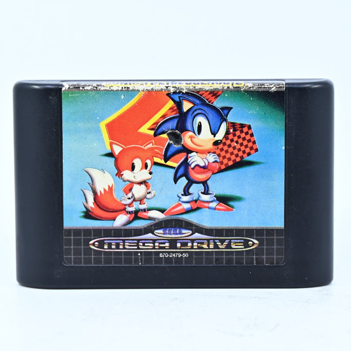 Sonic The Hedgehog 2 - Sega Mega Drive Game - Cartridge Only - PAL - FREE POST!