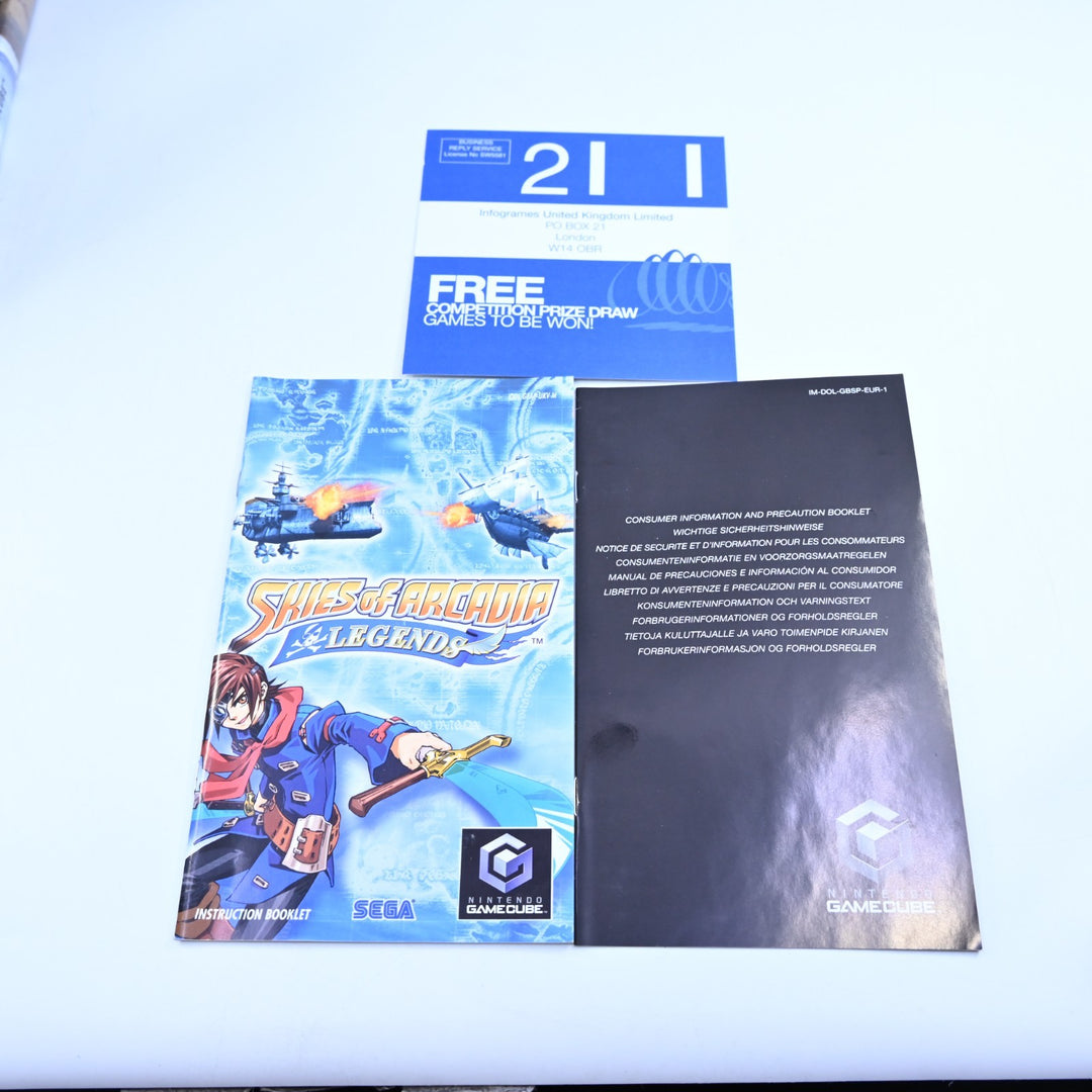 Skies of Arcadia Legends - Nintendo Gamecube Game + Manual - PAL - FREE POST!