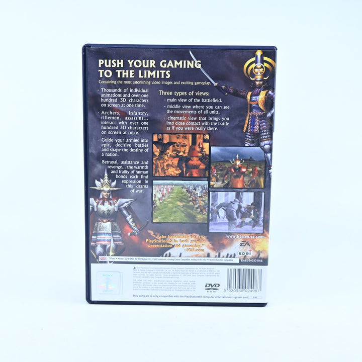 Kessen - Sony Playstation 2 / PS2 Game + Manual - PAL - MINT DISC!