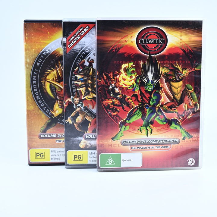Chaotic Volumes 1-3 [28 Episodes] - 4Kids Home Video - DVD