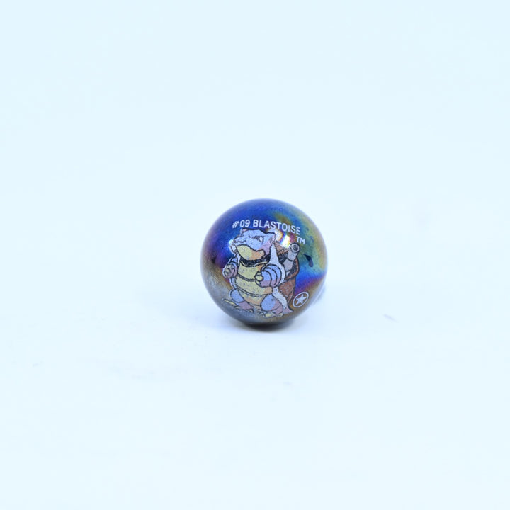 FIRST EDITION - #09 Blastoise - Holographic - Pokemon Marble - ToyBiz 1999 - Toy