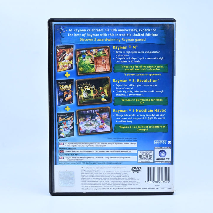 Rayman 10th Anniversary - Sony Playstation 2 / PS2 Game + Manual - PAL