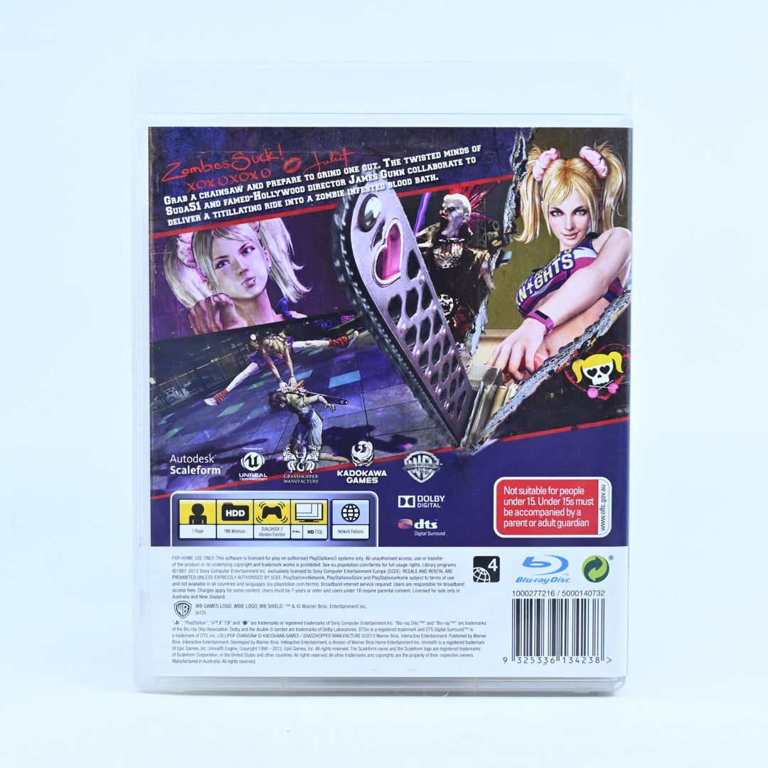 Lollipop Chainsaw - Sony Playstation 3 / PS3 Game + Manual - FREE POST!