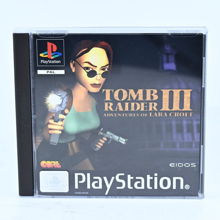 Tomb Raider III 3: Adventures of Lara Croft - PlayStation 1 / PS1 Game + Manual