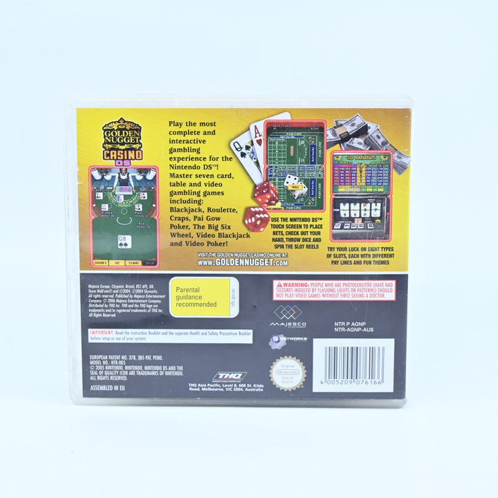 Golden Nugget Casino DS - Nintendo DS Game - PAL + Manual - FREE POST!