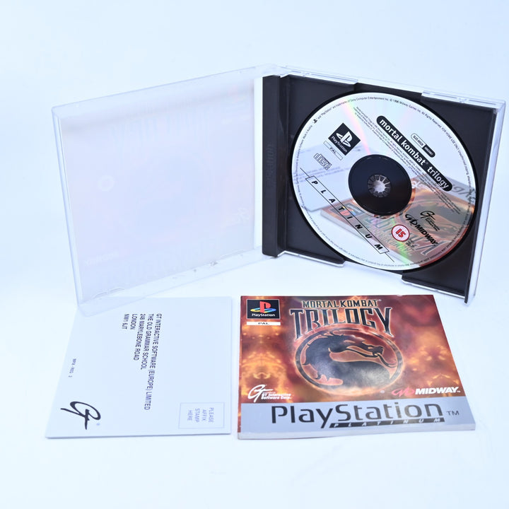 Mortal Kombat Trilogy - Sony Playstation 1 / PS1 Game + Manual - PAL