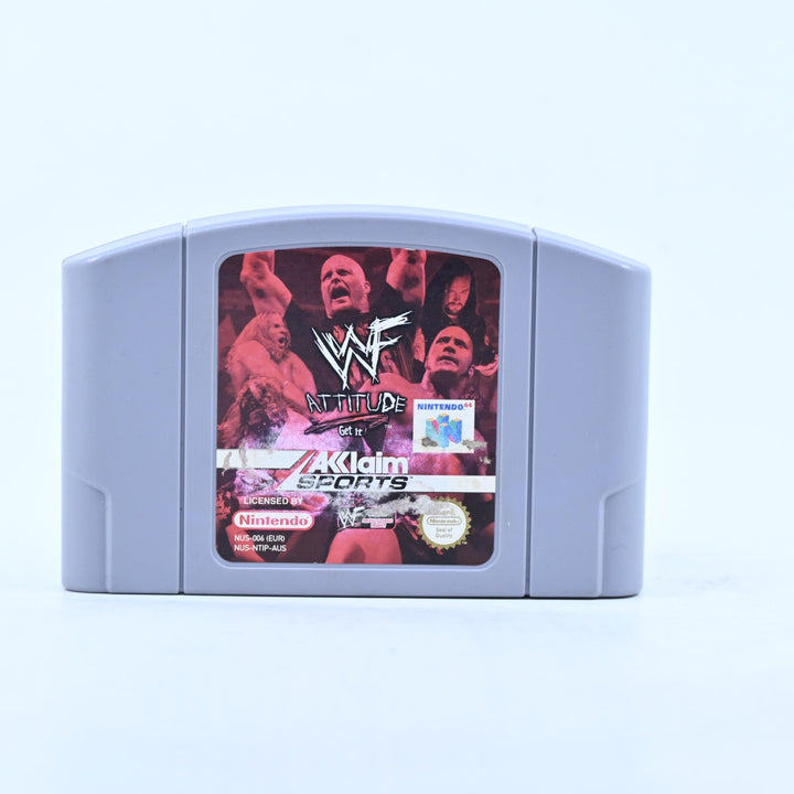 WWF Attitude - N64 / Nintendo 64 Game - PAL - FREE POST!