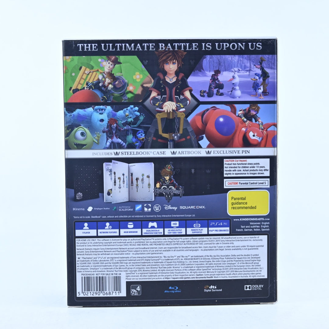 Kingdom Hearts III Deluxe Edition - Sony Playstation 4 / PS4 Game - NO PIN