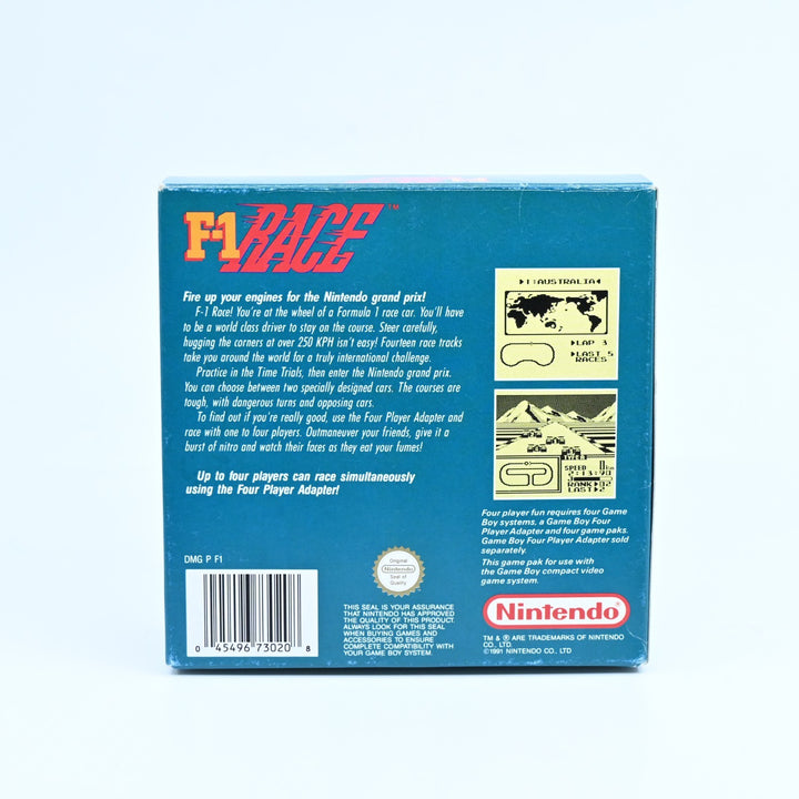 F-1 Race - Nintendo Gameboy Boxed Game - PAL - FREE POST!