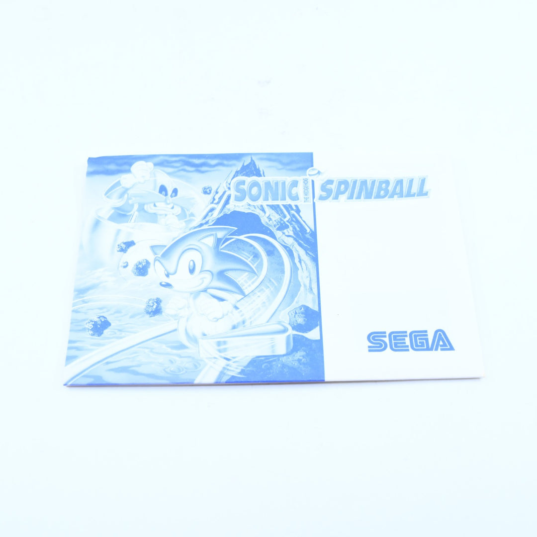 Sonic Spinball - Silver OziSoft - Sega Master System Game + Manual - PAL