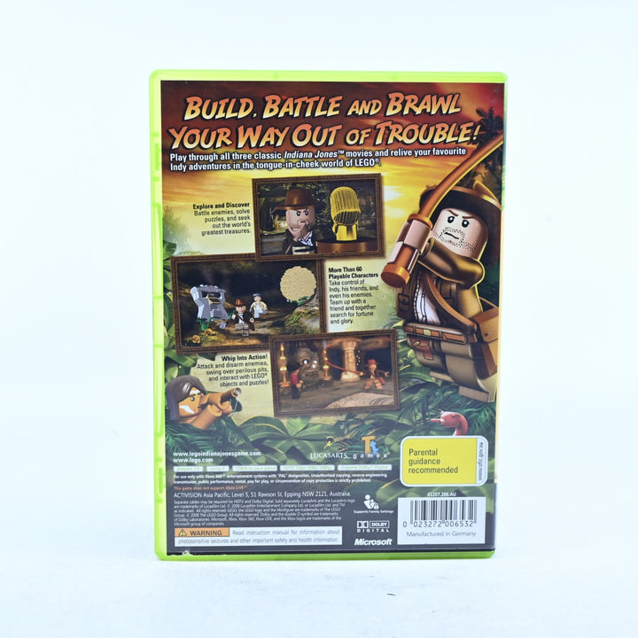 LEGO Indiana Jones: The Original Adventures - Xbox 360 Game + Manual - PAL