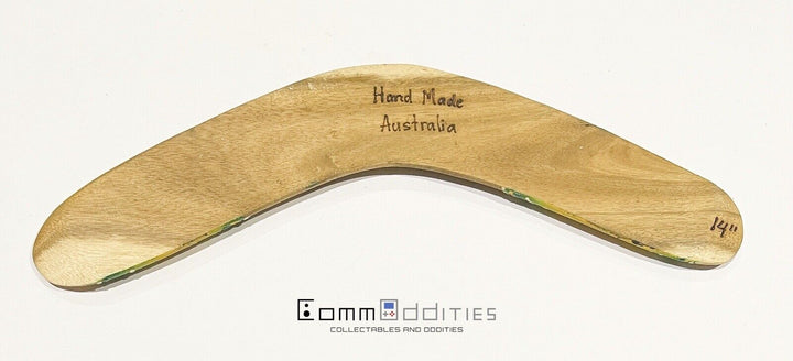 Wooden Boomerang Indigenous - Hand Made / Painted 14’’ - FREE POST!
