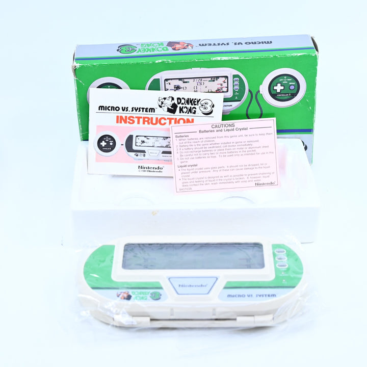 Donkey Kong 3 - AK-302 - Micro Vs. System - Nintendo Game & Watch Boxed Console