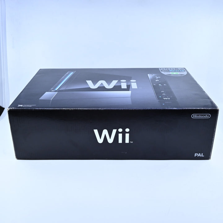 UNUSED! Wii Sports Pack - Black - Nintendo Wii Boxed Console - AUS PAL