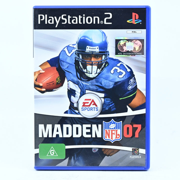 Madden NFL 07 - Sony Playstation 2 / PS2 Game + Manual - PAL - FREE POST!